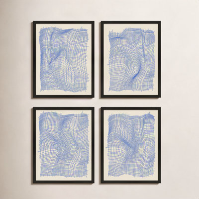Netting 4-Piece Print Set by Jacques Pilon
