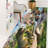 Floral Printed Rug in Vibrant Colors for Living Room and Bedroom with Soft Non-Woven Material-114329206