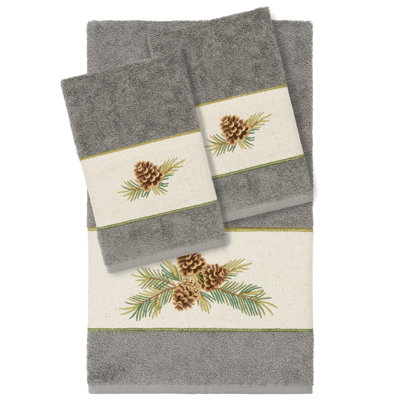 Ensemble de serviettes 100% coton turc 3 pièces