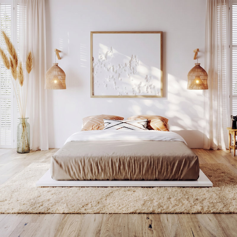 Hardman Bed, Super King (6'), White