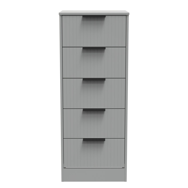 Atsumi 45cm W Manufactured Wood Bedside Table, Dusk Grey