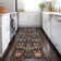 Machine Washable Indoor/Outdoor Cicel ACN1132 Black Rug