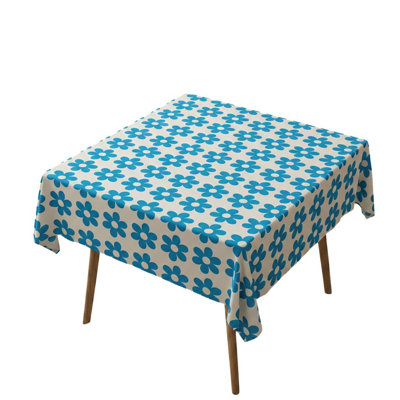 Ayaan Elegant Tablecloth (55 x 55 Inches), 65% Cotton / 35% Polyester, Easy Clean, Machine Washable at 86°F, Tumble Dryer Safe, Ironable | Perfect for Dining Table & Special Occasions, Durable & Stylish Design