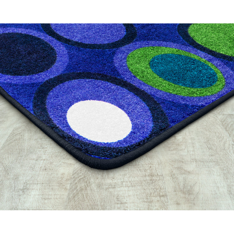 Tapis touffeté à motif géométrique, Rectangle 5 pi 4 po x 7 pi 8 po