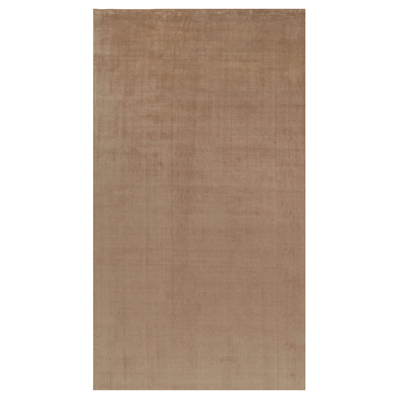 Textural Hand Knotted Silk Area Rug