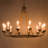 Farmhouse 12 - Light Dimmable Wagon Wheel Chandelier Dining Table Chandelier 
