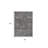 7' X 9' Gray Geometric Area Rug