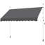 Auvent rétractable manuel pour terrasse de 118 po L-108468692-108468690