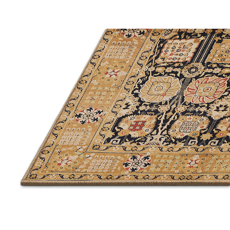 Tapis oriental brun clair / noir Sighwaldi, Rectangle 2 pi x 3 pi
