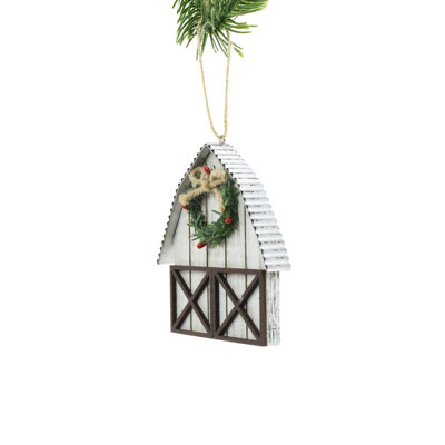 4'' Wood Shatterproof Holiday Shaped Ornament