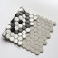 Carreau de mosaïque en porcelaine pour mur et plancher 1 po x 1 po