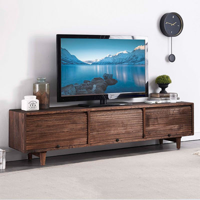 New Chinese Style Paulownia Flip-Top TV Stand