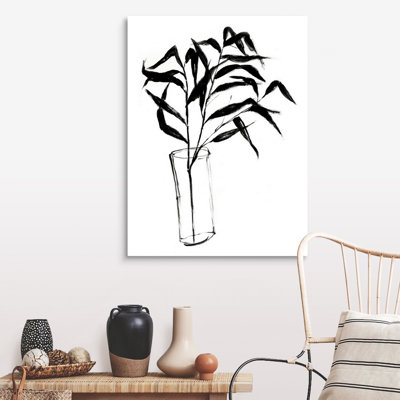 «Sumi-E Bamboo I», art mural sur toile