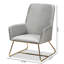 Fauteuil en polyester de 26,38 po de large Kulan-1918221311