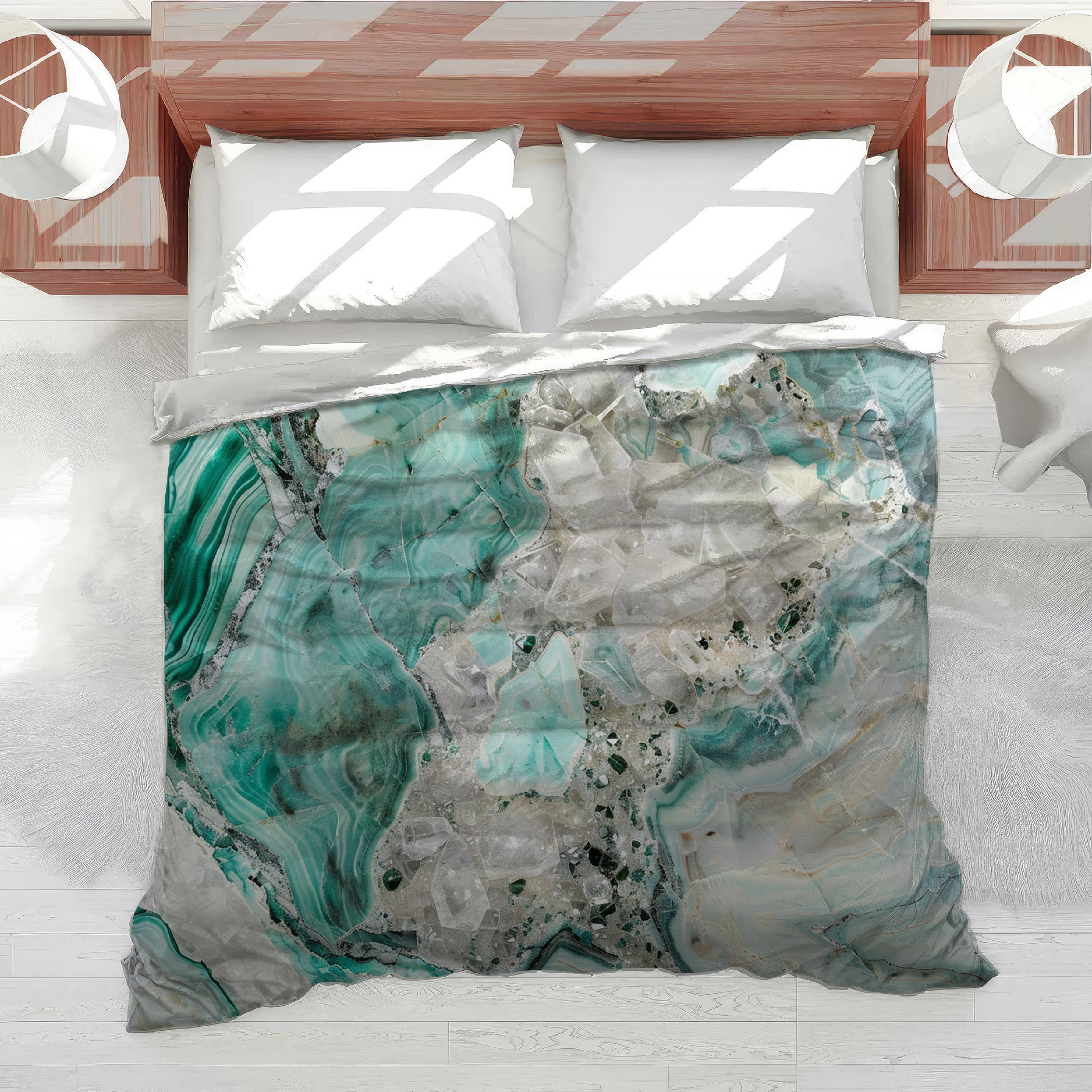 Curated visual reference: Fresh Look at Visiondecor Abstract Texture Cotton Blend Comforter