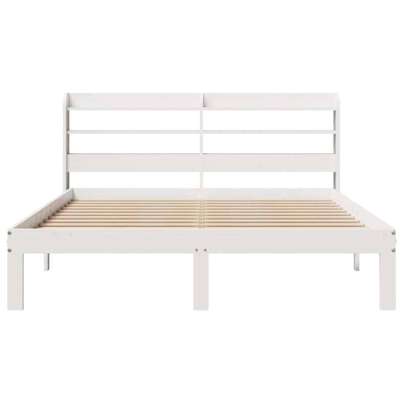 Storage Bed, White, European Kingsize (160 x 200 cm)