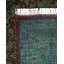 Tapis rouge contemporain en laine noué à la main Haydon 5 pi 1 po x 8 pi 4 po