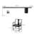 4 - Person Solid Wood Top Double Pedestal Dining Set-99330177