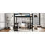 Lit mezzanine en métal avec bureau et tablettes - Ajoutez du style à la chambre à coucher-722500108-722500109