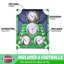 Jeu de lancer de football GoSports Red Zone - Comprend une cible, 4 ballons de football, un tableau de pointage et un étui