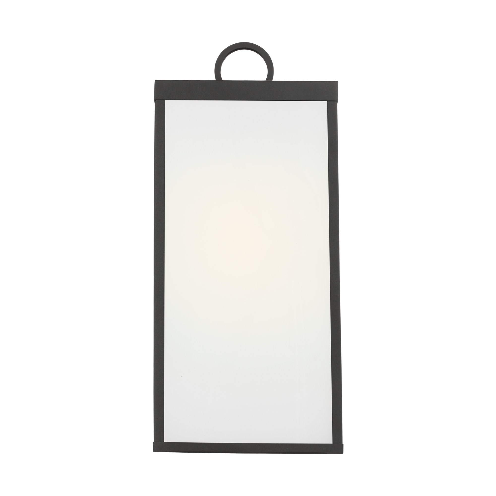 Howell Wall Lantern, Matte Black, 16.25" H x 7" W x 6.5" D