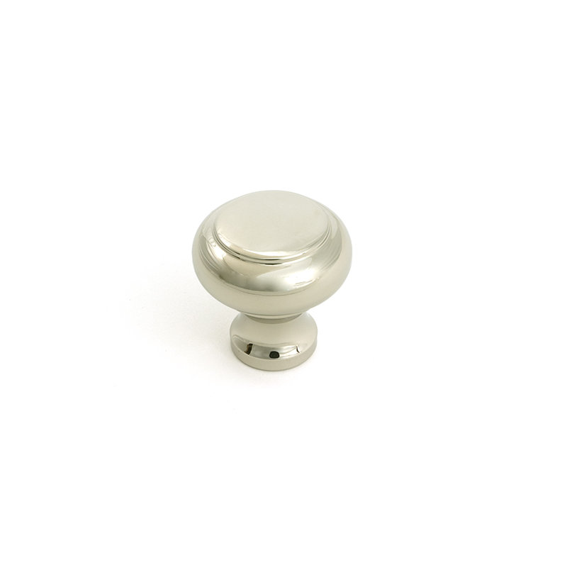 Regency Cabinet Knob, Polished Nickel, 1.18" Knob Diameter