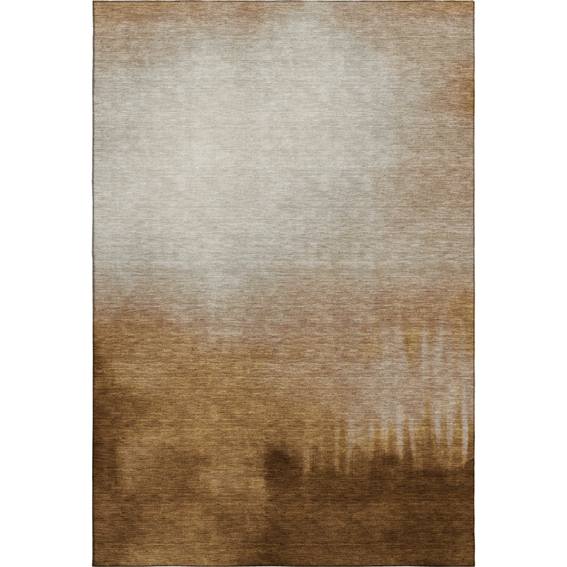 Tapis dégradé de qualité supérieure Mayfield AMF2420, Cuivre, 3 pi x 5 pi