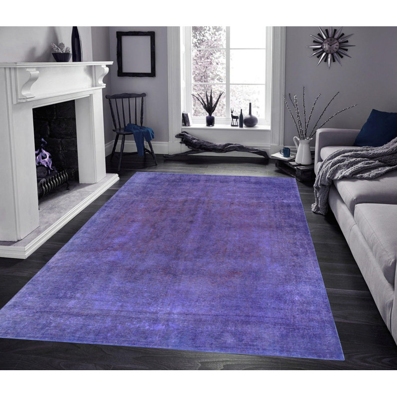 Oriental Area Rug in Purple