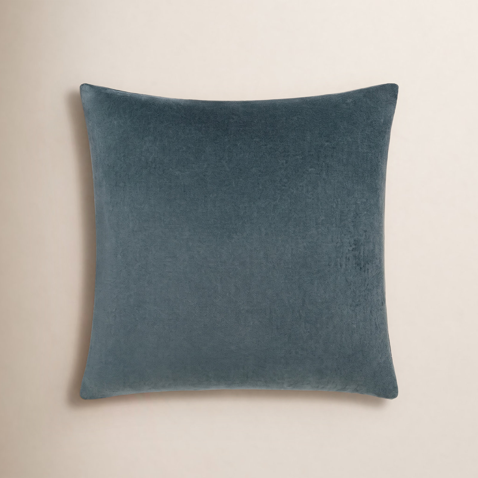Denny Cotton Pillow Cover, Pillow Cover Only - No Insert, Sage, Square 22"