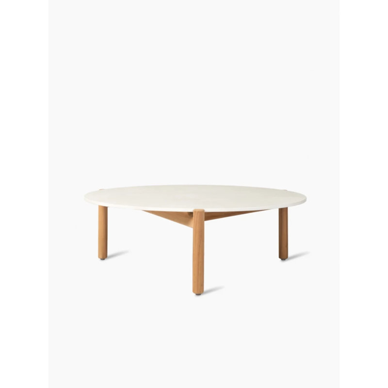 Oda Outdoor Round Coffee Table, 11.81" H x 37.01" W x 37.01" D, Portland