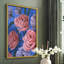 «Layered Petals I», reproduction encadrée - bois massif-897577548-897577544