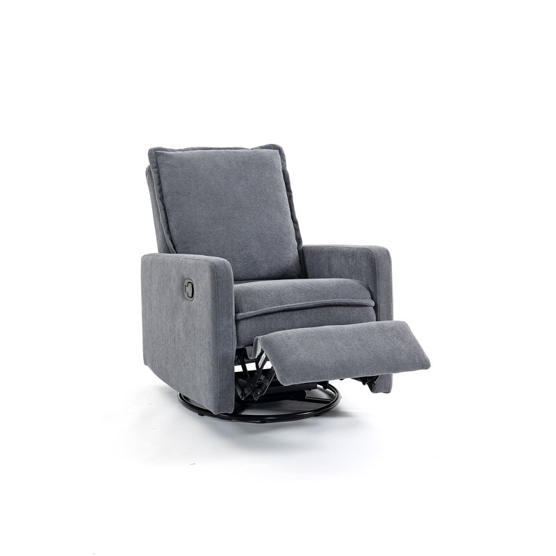Short plush manual button armchair sofa
