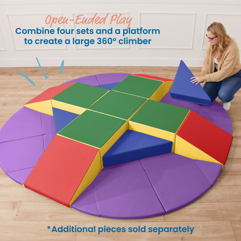 Assorted Foam Corner Climber Playset with Ramp and Pads
