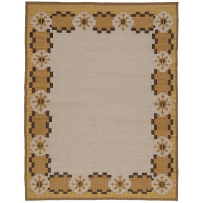Heidi Nordic Flatweave Geometric Wool Rug