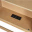 Lit en bois avec armoires de rangement et ports USB-1873246044