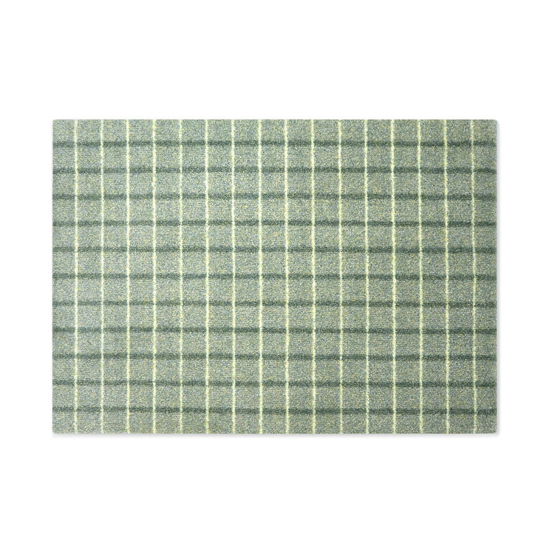 Grid Matcha Lemon, 24" W x 34" L