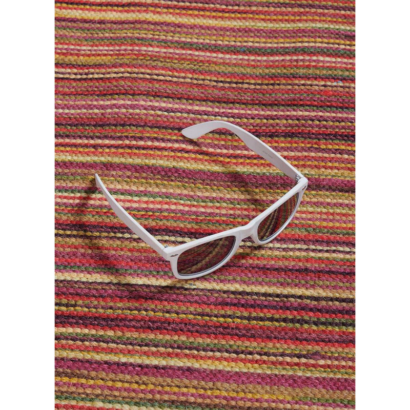 Gren Striped Hand Woven Area Rug, Rectangle 80 x 140cm