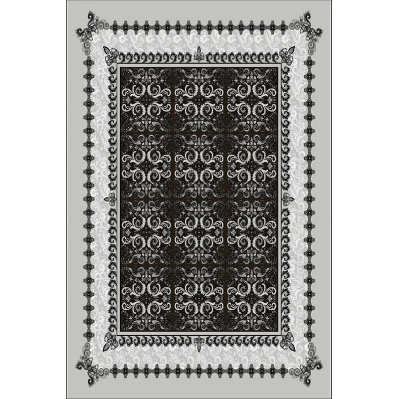 Tapis de couloir luxueux, 100% velours, 31,5 po x 59,1 po | Semelle en coton antidérapant, hauteur des poils: 0,4 po | Antibactérien et lavable à la machine, impression numérique 3D | Design élégant pour le salon et le vestibule