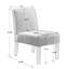 Ensemble de 2 chaises d'appoint en tissu avec table ronde en bois-1411992425