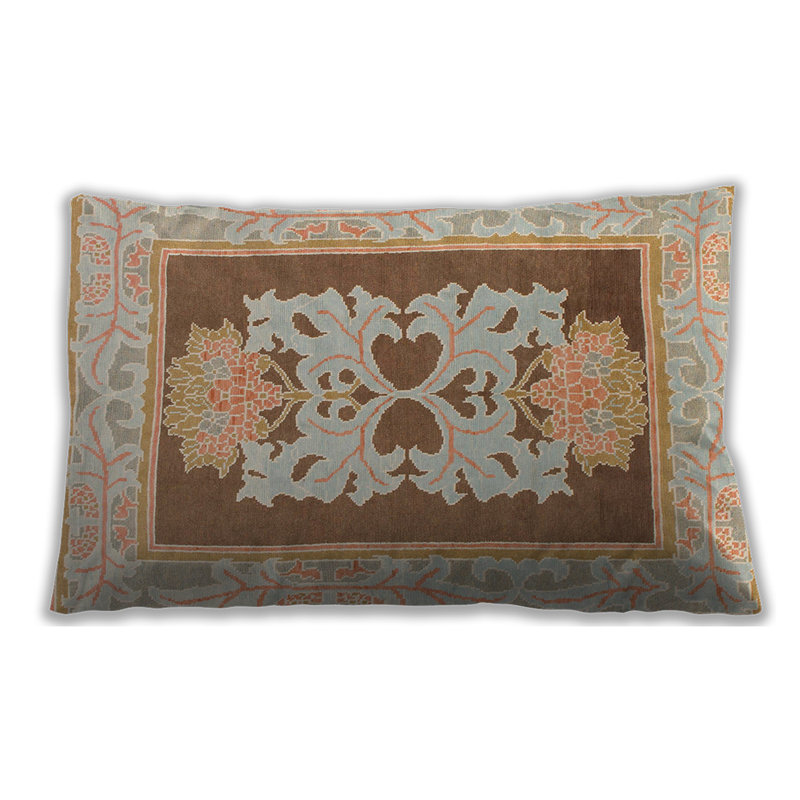 Coussin abstrait lombaire Abstract 1207, Microsuède