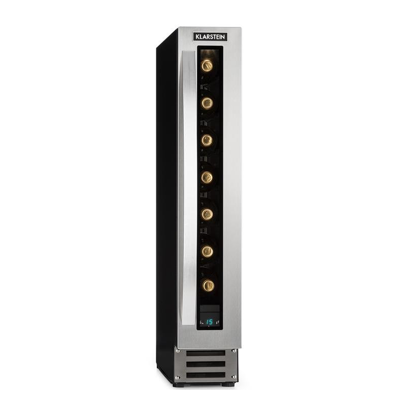 Klarstein Single Zone 15cm Freestanding 7 Bottle with Reversible Door