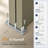 Stamped Steel, Adjustable, Closet Door, Floor Guide (2 Pack)
