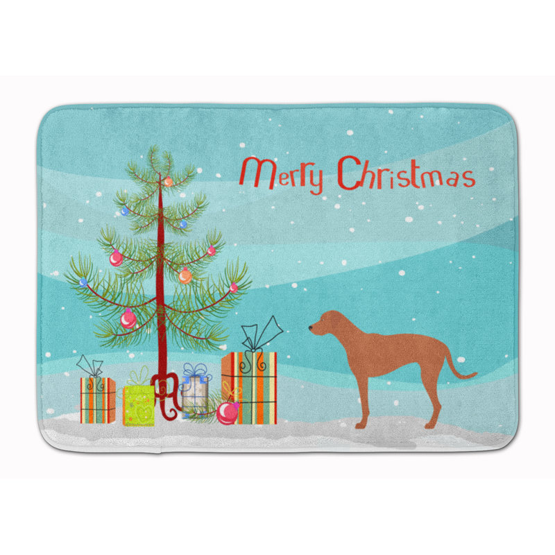 Tapis pour salle de bain chinois, Chien de Rhodésie à crête dorsale