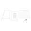 Tabouret de douche en acrylique transparent