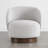 Modern Swivel Barrel Chairs With Wood Base-1809379788