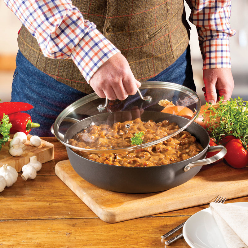 Hairy Bikers Cast Iron Round Dutch Oven, 30 cm