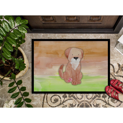 Tapis de porte pour l’extérieur anti-dérapant pour chien Harriett