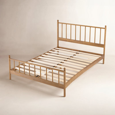 Base de lit plateforme avec tête de lit Edward