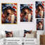 «American Spirit Woman Us Flag II» - drapeau, art mural États-Unis-1267826389-1234433132