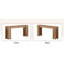 Console Farmhouse - Canapé d'entrée en bois étroit derrière le canapé, table d'appoint rustique pour le salon, le couloir ou le vestibule